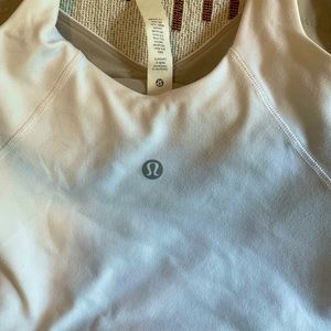 white lululemon align tank